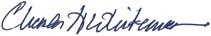 Charles Whiteman's Signature