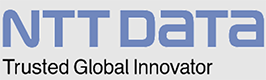 Logo for NTT Data.