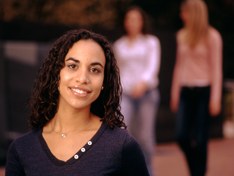Undergraduate Student Walking