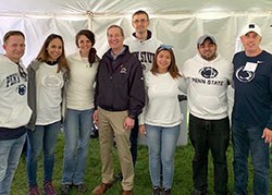Dean Whiteman Tailgate Our Class of 2019 Smeal Executive MBA students tailgating with Dean Chuck Whiteman in the Fall of 2018.