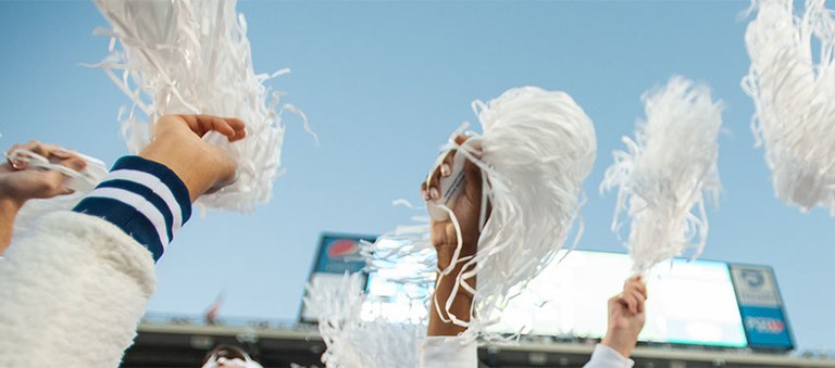 Penn State football fans in Beaver Stadium