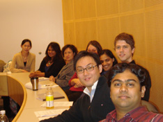 Students in a classroom.