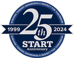 START 25 Year Logo