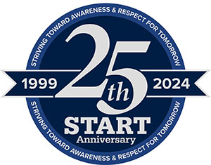 START 25 Year Logo
